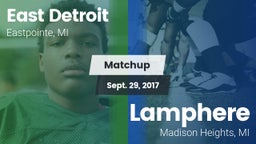 Matchup: East Detroit High vs. Lamphere  2017
