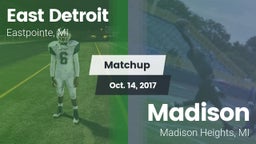 Matchup: East Detroit High vs. Madison 2017