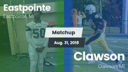 Matchup: East Detroit High vs. Clawson  2018