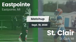 Matchup: Eastpointe vs. St. Clair  2020