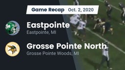 Recap: Eastpointe  vs. Grosse Pointe North  2020