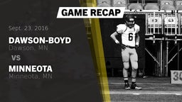 Recap: Dawson-Boyd  vs. Minneota  2016