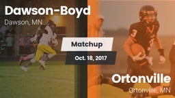 Matchup: Dawson-Boyd vs. Ortonville  2017