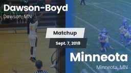 Matchup: Dawson-Boyd vs. Minneota  2018