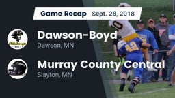 Recap: Dawson-Boyd  vs. Murray County Central  2018