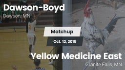 Matchup: Dawson-Boyd vs. Yellow Medicine East  2018