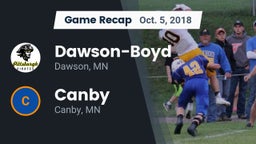 Recap: Dawson-Boyd  vs. Canby  2018