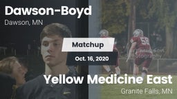 Matchup: Dawson-Boyd vs. Yellow Medicine East  2020