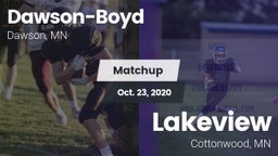 Matchup: Dawson-Boyd vs. Lakeview  2020