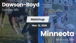 Matchup: Dawson-Boyd vs. Minneota  2020