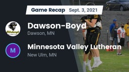 Recap: Dawson-Boyd  vs. Minnesota Valley Lutheran  2021