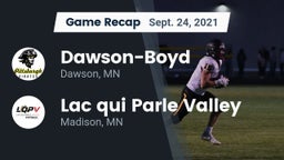 Recap: Dawson-Boyd  vs. Lac qui Parle Valley  2021