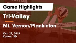 Tri-Valley  vs Mt. Vernon/Plankinton Game Highlights - Oct. 22, 2019