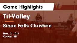 Tri-Valley  vs Sioux Falls Christian  Game Highlights - Nov. 2, 2021