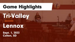 Tri-Valley  vs Lennox  Game Highlights - Sept. 1, 2022