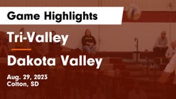 Tri-Valley  vs Dakota Valley  Game Highlights - Aug. 29, 2023