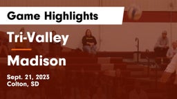 Tri-Valley  vs Madison  Game Highlights - Sept. 21, 2023