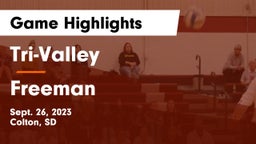 Tri-Valley  vs Freeman  Game Highlights - Sept. 26, 2023