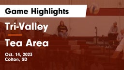 Tri-Valley  vs Tea Area Game Highlights - Oct. 14, 2023