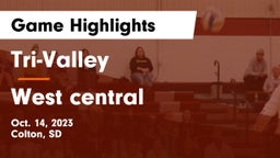 Tri-Valley  vs West central Game Highlights - Oct. 14, 2023