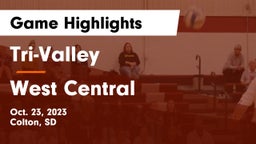 Tri-Valley  vs West Central  Game Highlights - Oct. 23, 2023