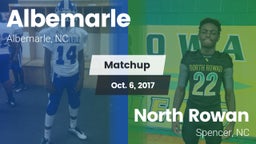 Matchup: Albemarle vs. North Rowan  2017