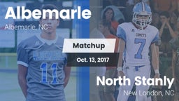 Matchup: Albemarle vs. North Stanly  2017