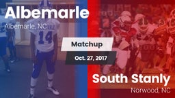 Matchup: Albemarle vs. South Stanly  2017