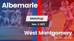 Matchup: Albemarle vs. West Montgomery  2017