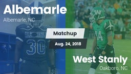 Matchup: Albemarle vs. West Stanly  2018