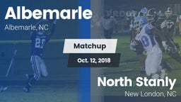 Matchup: Albemarle vs. North Stanly  2018