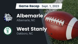 Recap: Albemarle  vs. West Stanly  2023