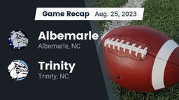Recap: Albemarle  vs. Trinity  2023