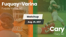 Matchup: Fuquay-Varina vs. Cary  2017