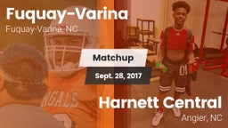 Matchup: Fuquay-Varina vs. Harnett Central  2017