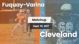 Matchup: Fuquay-Varina vs. Cleveland  2017