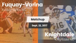 Matchup: Fuquay-Varina vs. Knightdale  2017