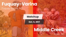 Matchup: Fuquay-Varina vs. Middle Creek  2017