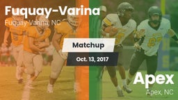 Matchup: Fuquay-Varina vs. Apex  2017