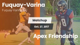 Matchup: Fuquay-Varina vs. Apex Friendship  2017