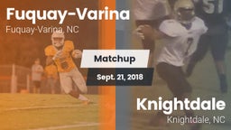 Matchup: Fuquay-Varina vs. Knightdale  2018