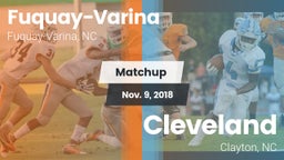 Matchup: Fuquay-Varina vs. Cleveland  2018