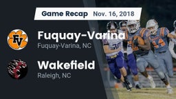 Recap: Fuquay-Varina  vs. Wakefield  2018