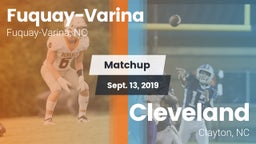 Matchup: Fuquay-Varina vs. Cleveland  2019