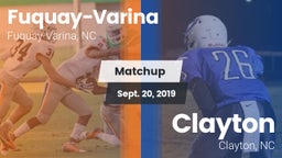 Matchup: Fuquay-Varina vs. Clayton  2019