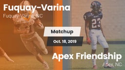 Matchup: Fuquay-Varina vs. Apex Friendship  2019