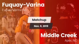 Matchup: Fuquay-Varina vs. Middle Creek  2019