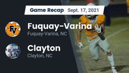 Recap: Fuquay-Varina  vs. Clayton  2021
