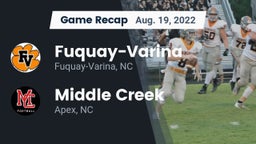 Recap: Fuquay-Varina  vs. Middle Creek  2022