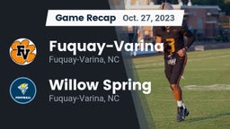 Recap: Fuquay-Varina  vs.  Willow Spring  2023